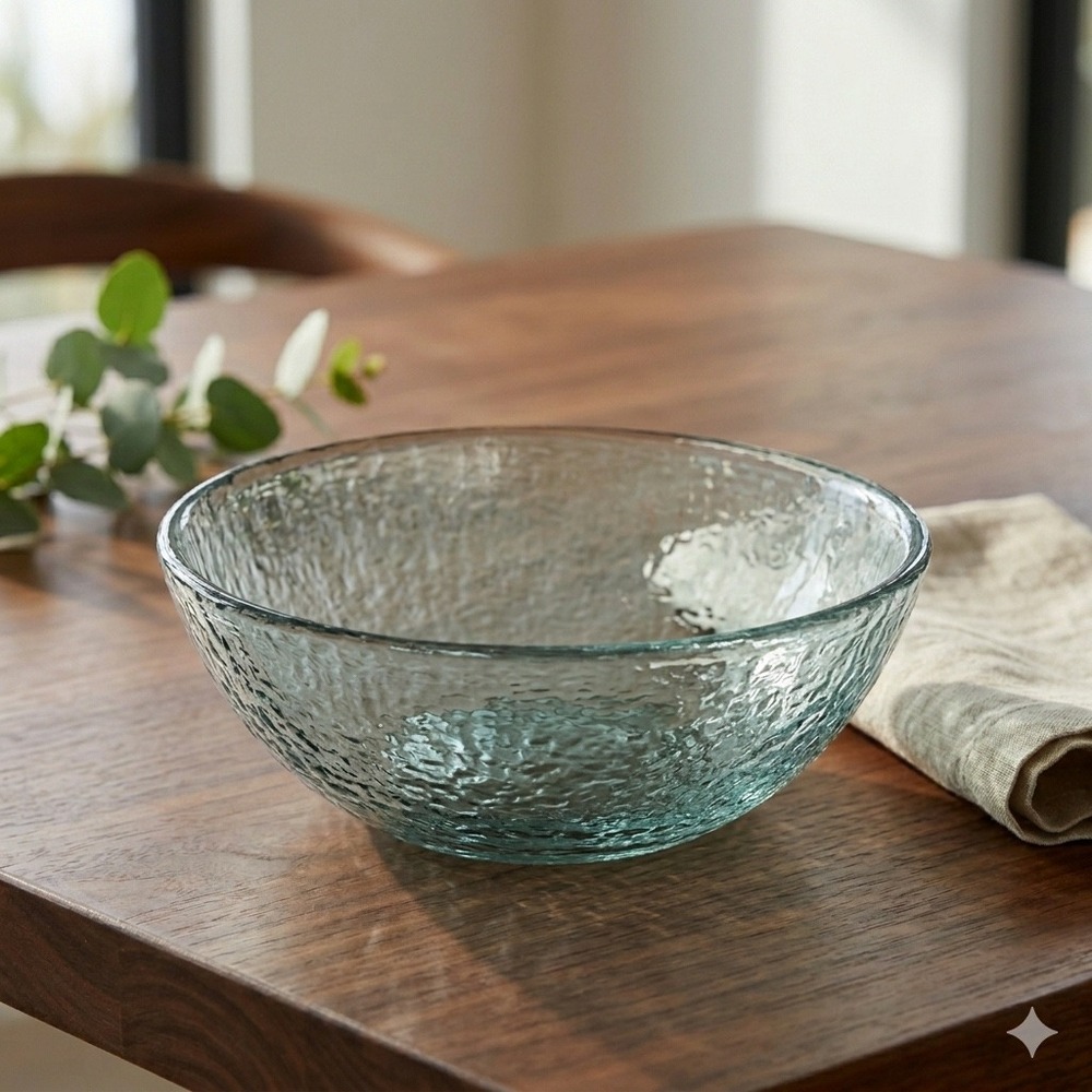 Fire and Light‎ Recycled Glass Cereal Bowl Charcoal Grey Discontinued